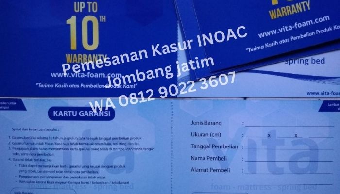 Agen Kasur Busa Inoac Jombang, Free Ongkir WA 081290223607